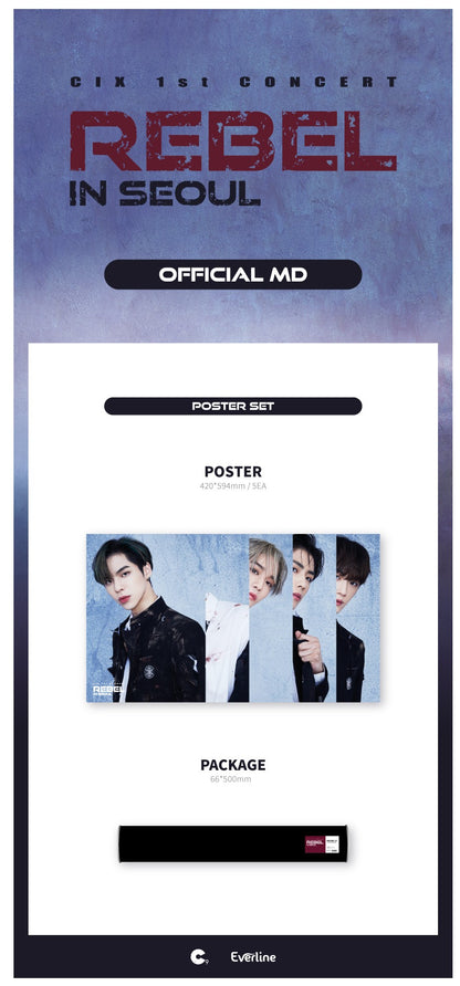 [PREORDER] CIX - CIX 1st CONCERT REBEL in SEOUL : MBLEM