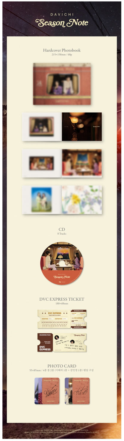 [PREORDER] DAVICHI - SEASON NOTE