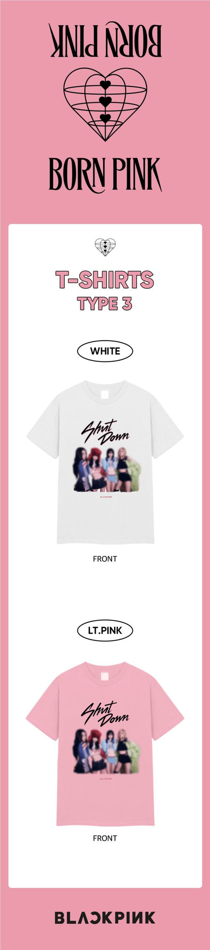 [PREORDER] BLACKPINK - BPTOUR TOUR T-SHIRTS_TYPE 3