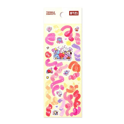 [PREORDER] BT21 - TIME TO PARTY CONFETTI STICKER