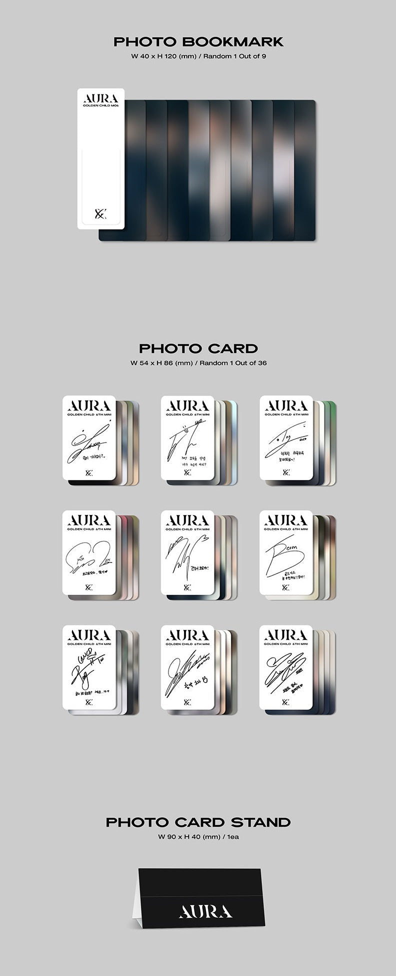 [PREORDER] GOLDEN CHILD - AURA (6TH MINI ALBUM) PHOTOBOOK VER. (LIMITED)