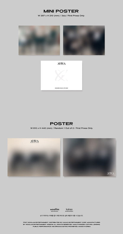 [PREORDER] GOLDEN CHILD - AURA (6TH MINI ALBUM) PHOTOBOOK VER. (LIMITED)