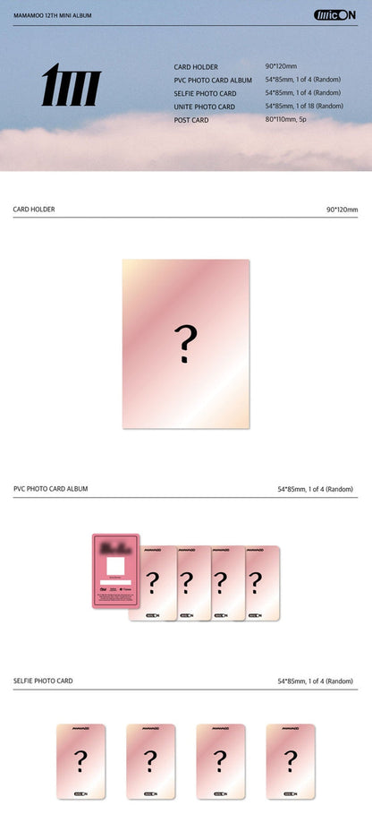 [PREORDER] MAMAMOO - MIC ON (12TH MINI ALBUM) 1TAKES VER.