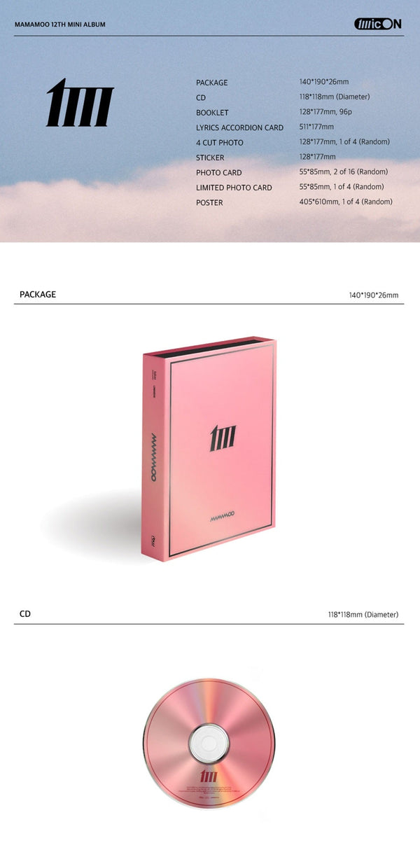 [PREORDER] MAMAMOO - MIC ON (12TH MINI ALBUM) MAIN VER.