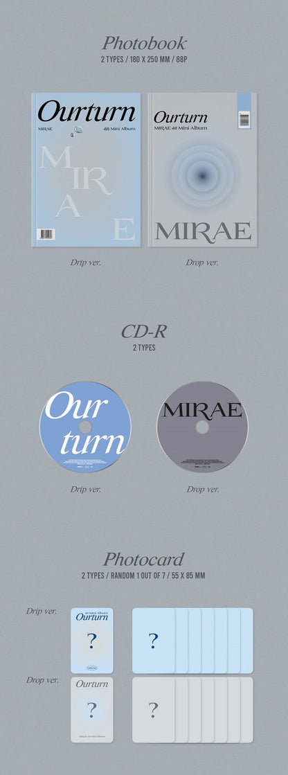 [PREORDER] MIRAE - OURTURN (4TH MINI ALBUM)