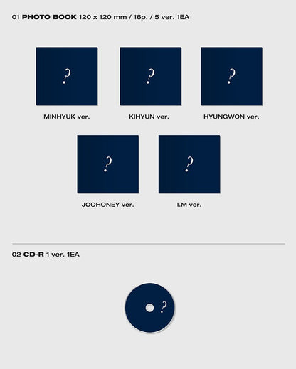 [PREORDER] MONSTA X - SHAPE OF LOVE (11TH MINI ALBUM) JEWEL VER.