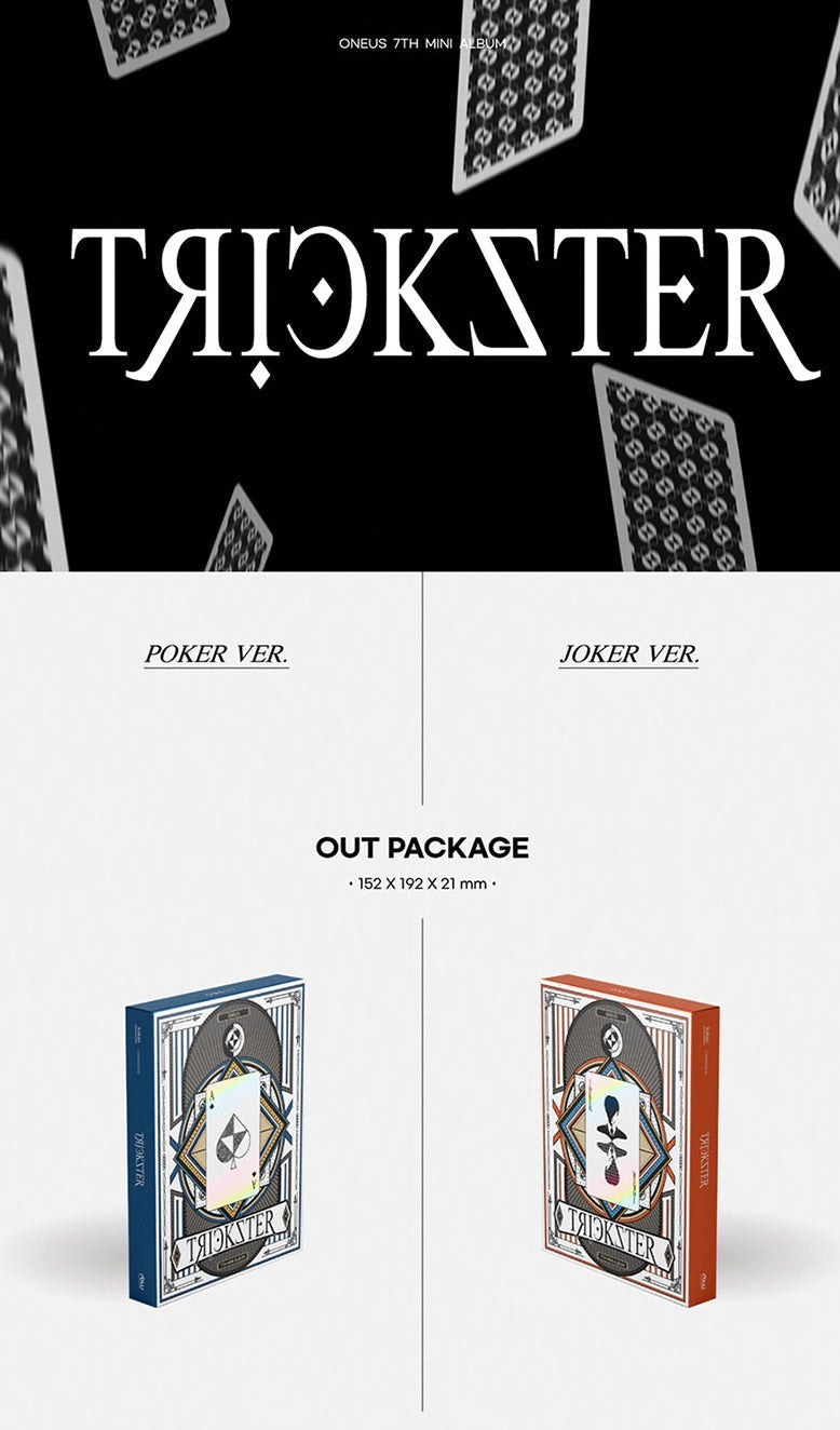 [PREORDER] ONEUS - TRICKSTER (7TH MINI ALBUM) POKER VER.