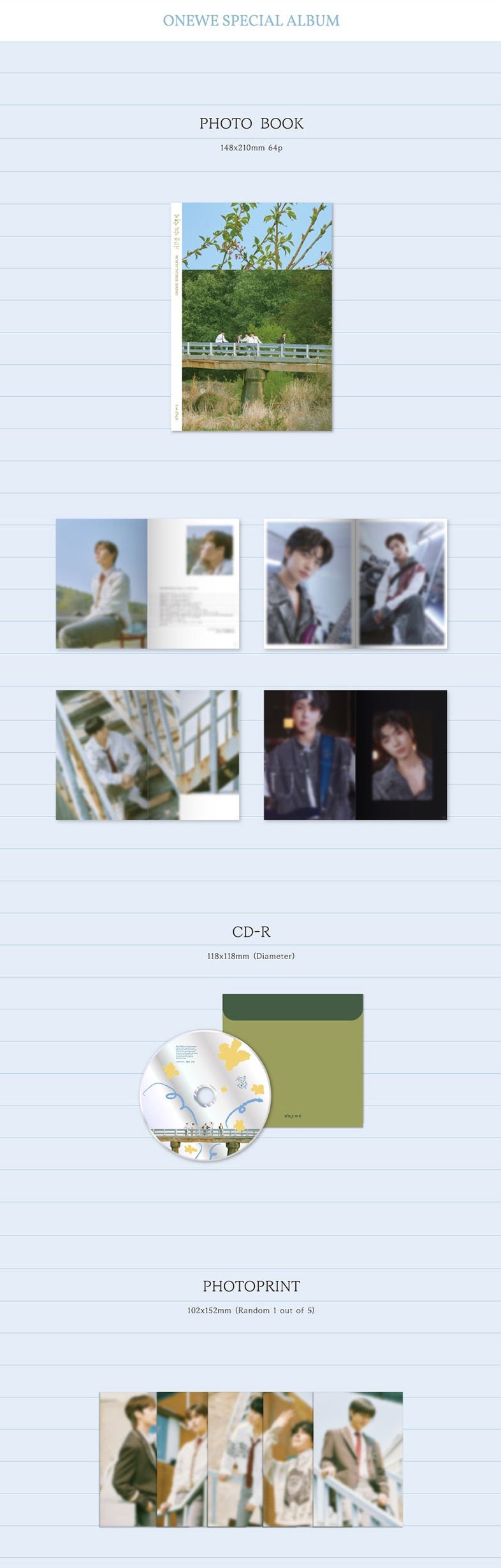 [PREORDER] ONEWE - SPECIAL ALBUM A SMALL ROOM WITH TIME