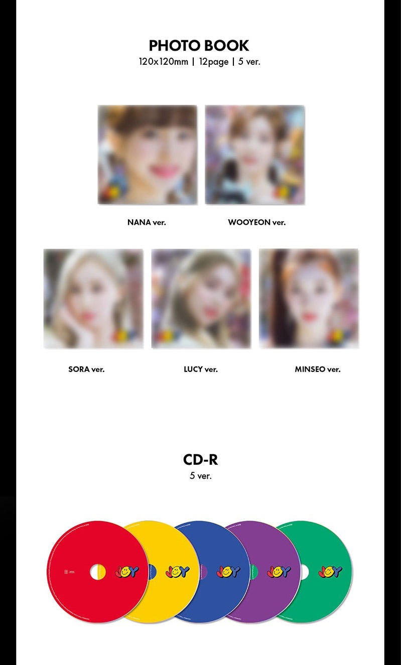 [PREORDER] WOO!AH! - JOY (1ST MINI ALBUM) JEWEL VER.