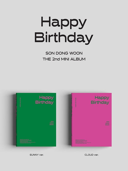 [PREORDER] SON DONG WOON - HAPPY BIRTHDAY (2ND MINI ALBUM)