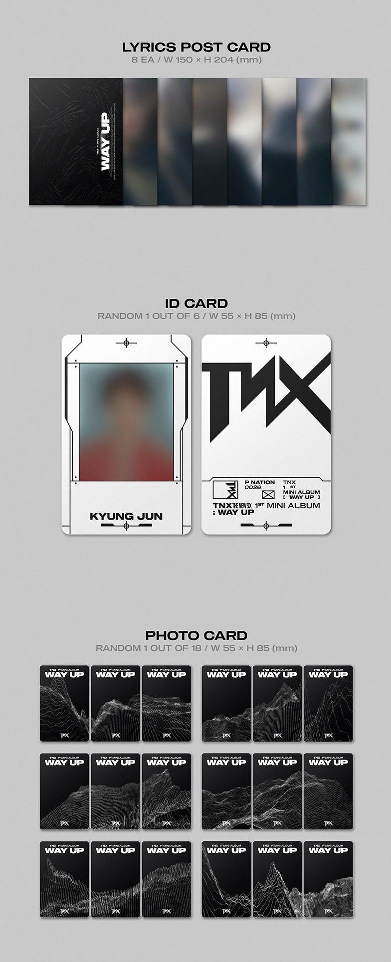 [PREORDER] TNX - WAY UP (1ST MINI ALBUM)