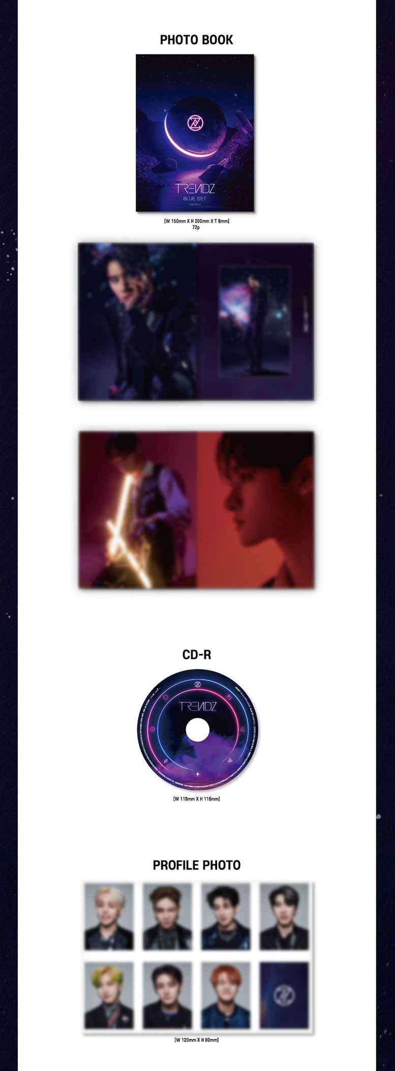 [PREORDER] TRENDZ - BLUE SET CHAPTER 2. CHOICE (2ND MINI ALBUM)