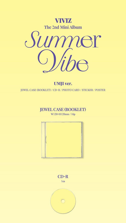 [PREORDER] VIVIZ - SUMMER VIVE (2ND MINI ALBUM) JEWEL CASE