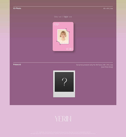 [PREORDER] YERIN - ARIA (1ST MINI ALBUM)