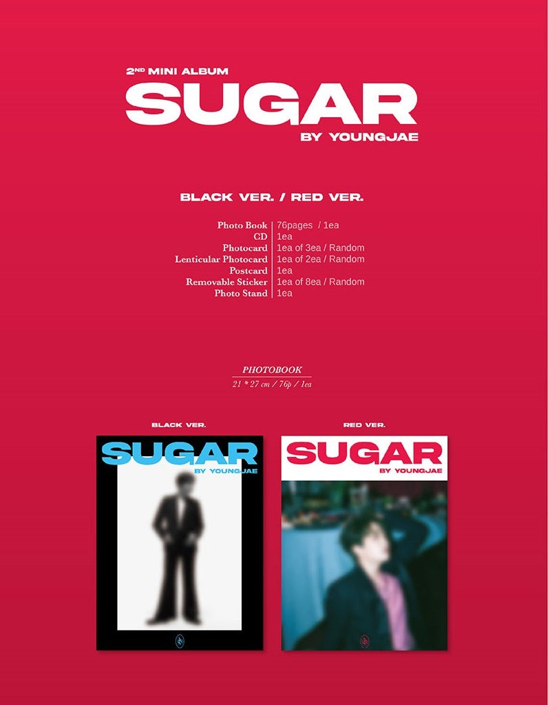 [PREORDER] YOUNGJAE - SUGAR (2ND MINI ALBUM)