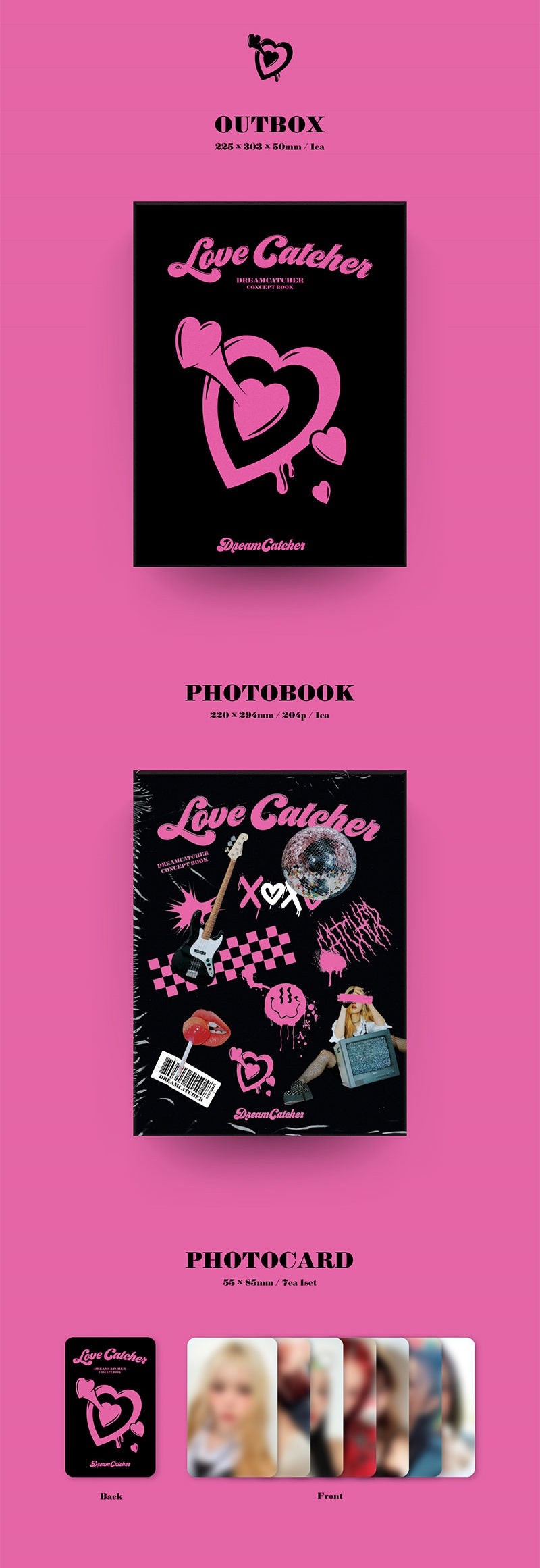 [PREORDER] DREAMCATCHER - CONCEPT BOOK [LOVE CATCHER VER.]