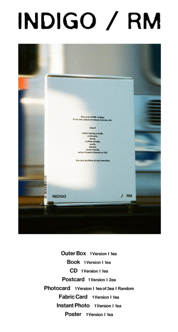 [PREORDER] WEVERSE RM (BTS) - INDIGO (BOOK EDITION)