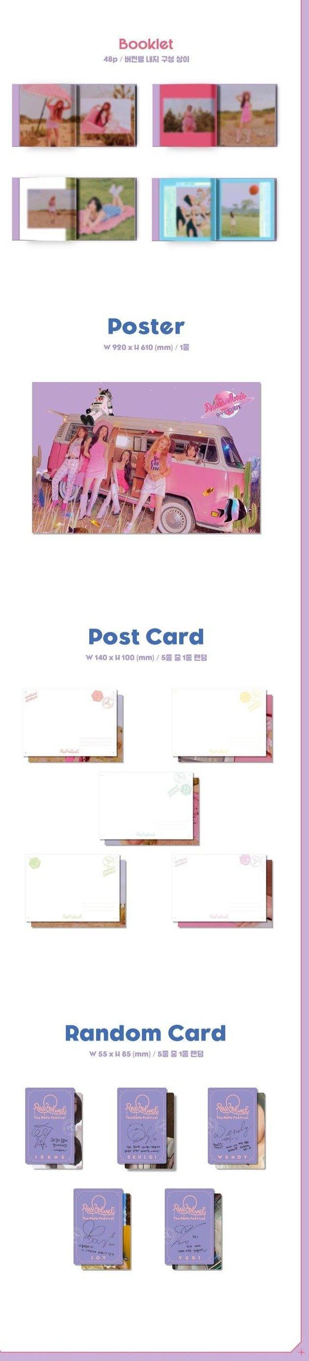 [PREORDER] RED VELVET - THE REVE FESTIVAL' DAY 2' (MINI ALBUM) GUIDE BOOK VER.